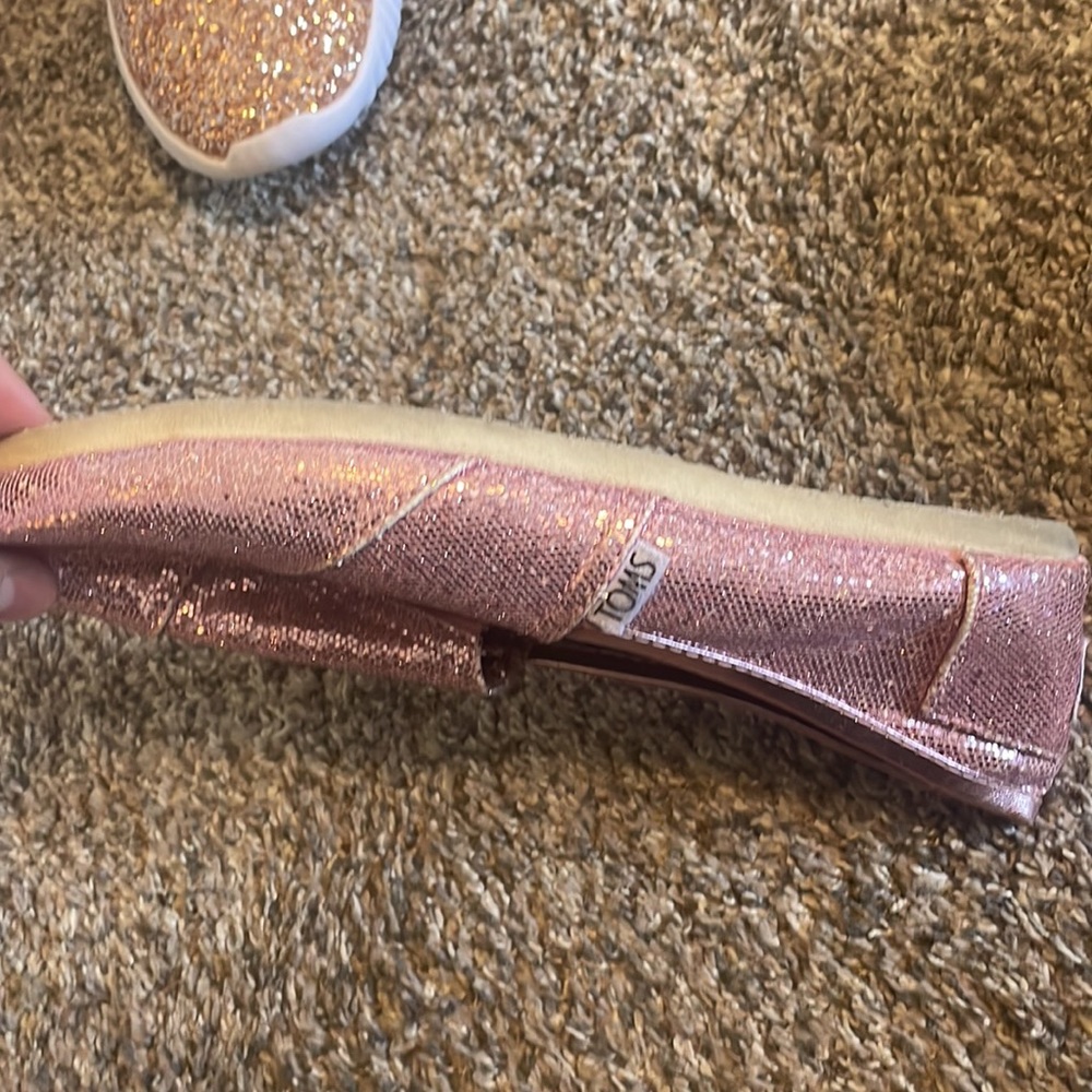 Pink Sparkle Toms - Picture 4 of 7